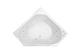 TRIANGOLO Inset or Spa Bath With 6 or 12 or 14 or 18 Jets 1295 or 1465mm